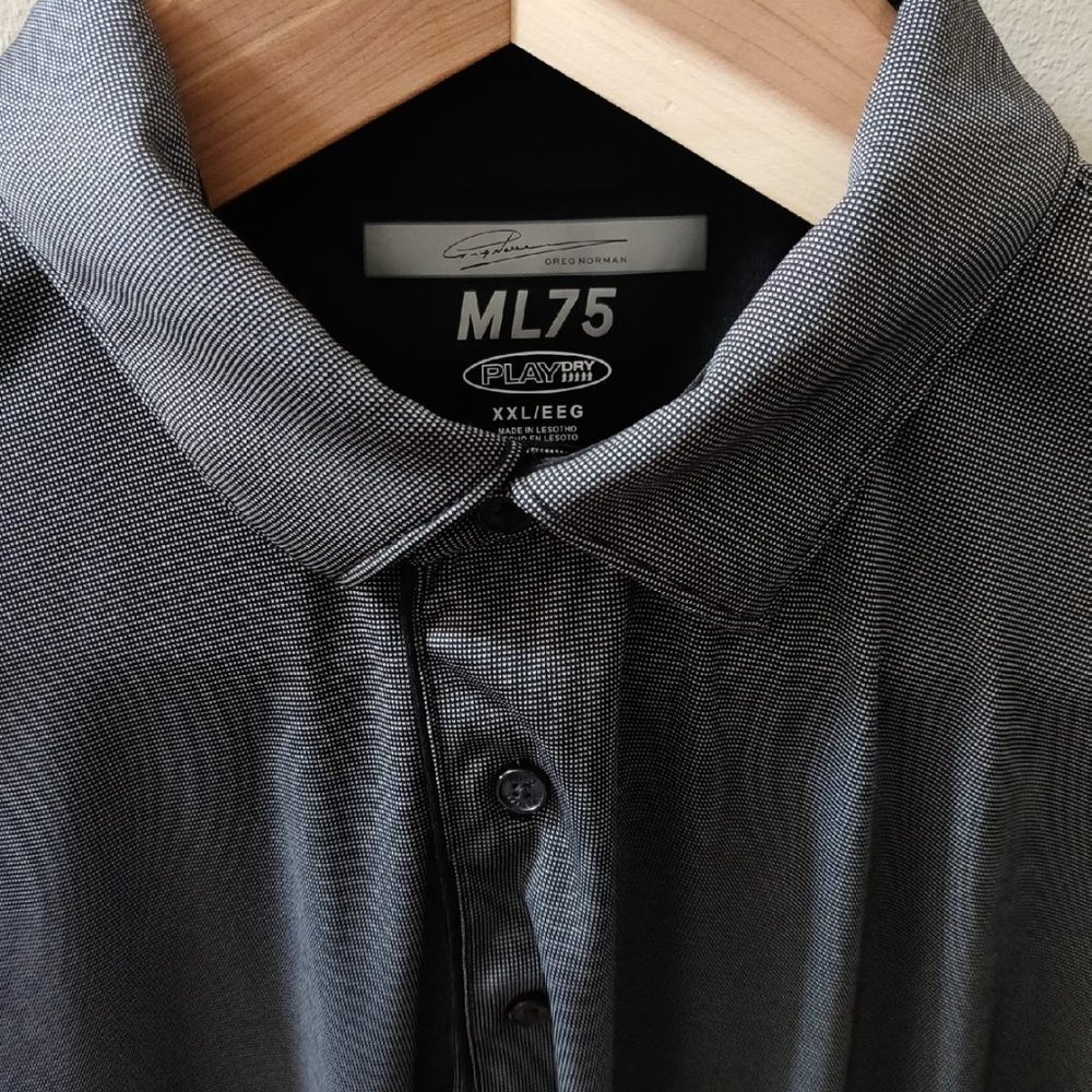 Greg Norman XXL Grey Playdry ML75 polo